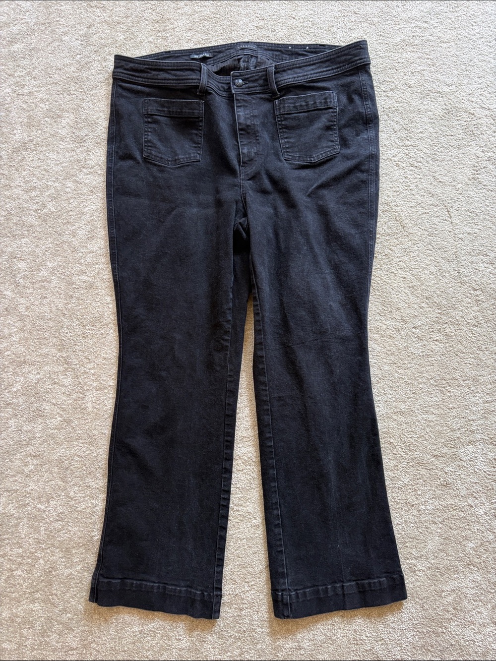 Talbots Black Flare Jeans
